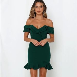 “Carrying Your Love Dress Forest Green” From Hello Molly